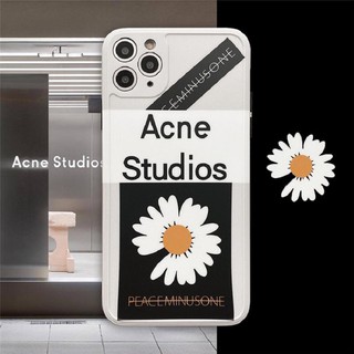 Ốp lưng iphone cao cấp full viền ốp silicon hoa cúc acne