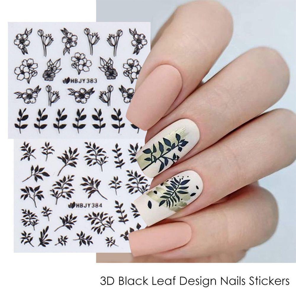 Bộ 12 Miếng Dán Móng Tay Họa Tiết Ren 3D Độc Đáo Trang Trí Cho Ngày Valentine