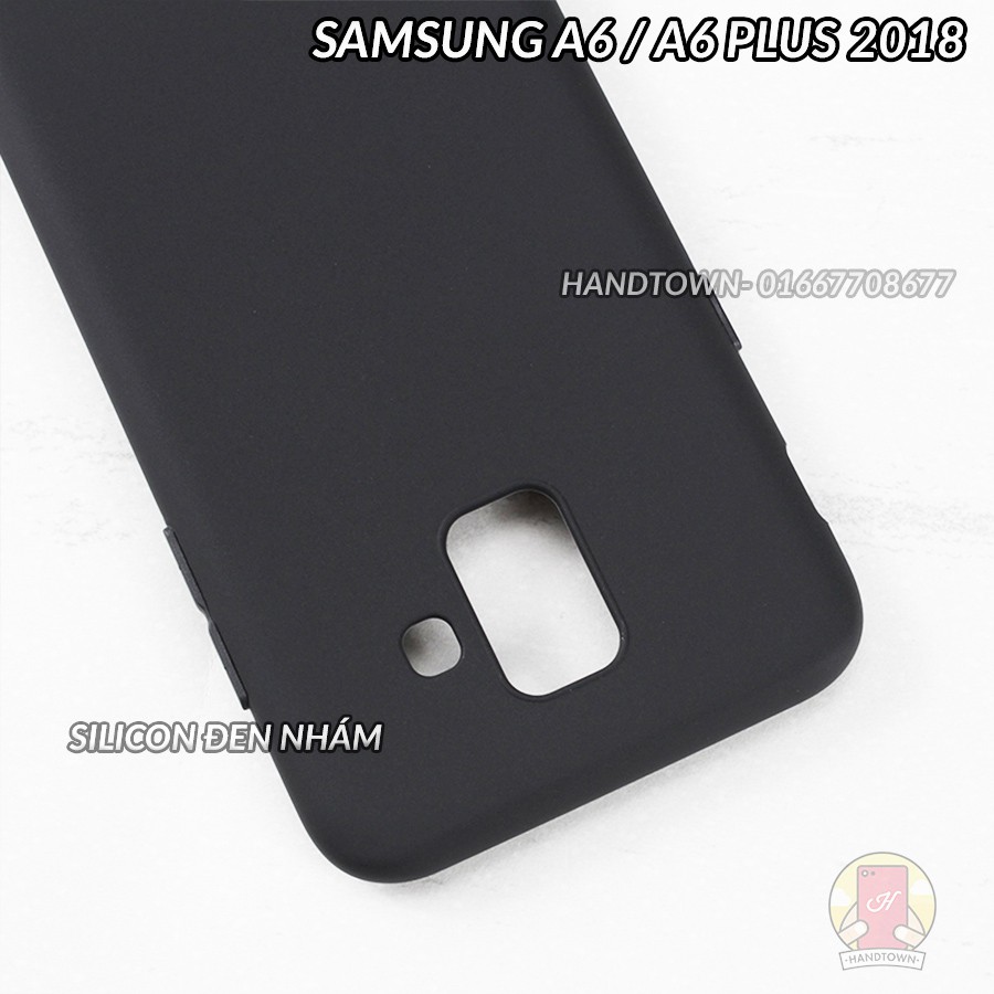 Ốp lưng Samsung A6 | A6 PLUS 2018 dẻo đen nhám chồng trầy