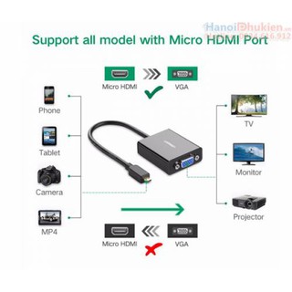 Cáp chuyển cổng Micro HDMI sang VGA