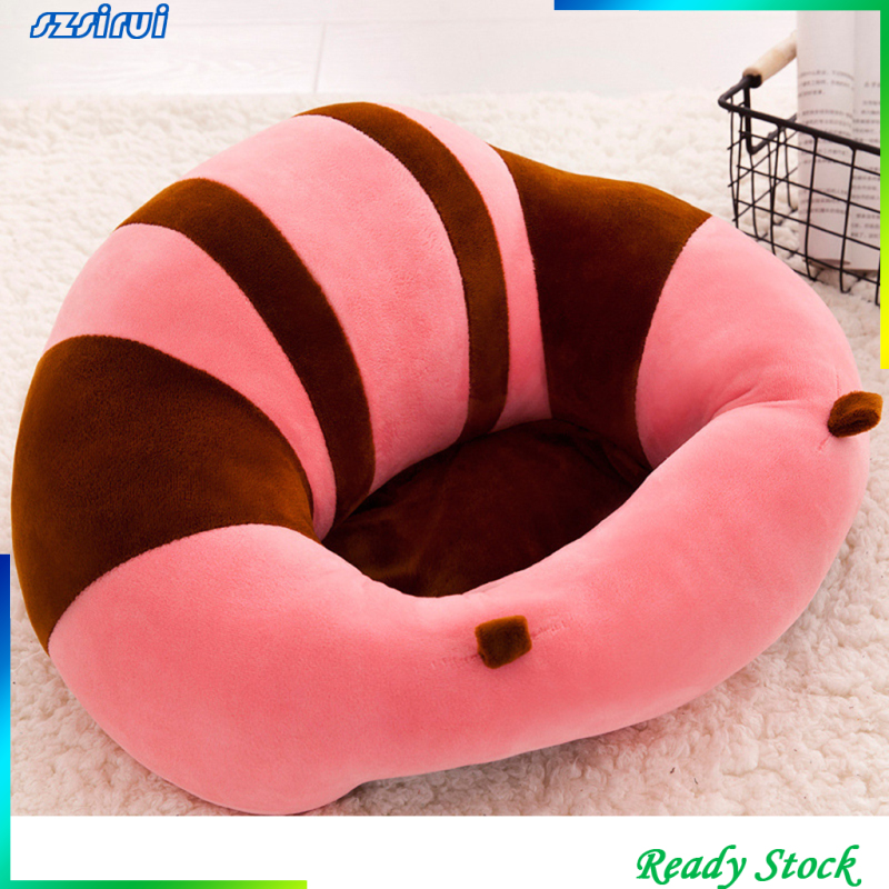 [Ready Stock]Infant Baby Support Seat Learn sit Soft Chair Cushion Sofa Plush Toy Style