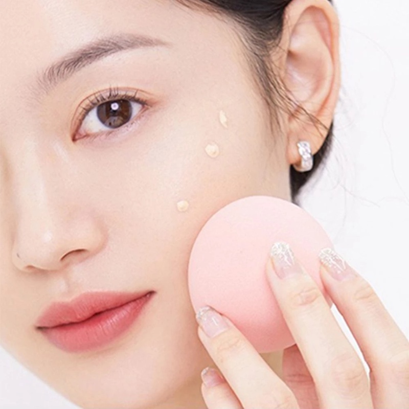 [Hàng mới về] Mút trang điểm hình quả trứng nhiều màu đáng yêu tiện lợi
