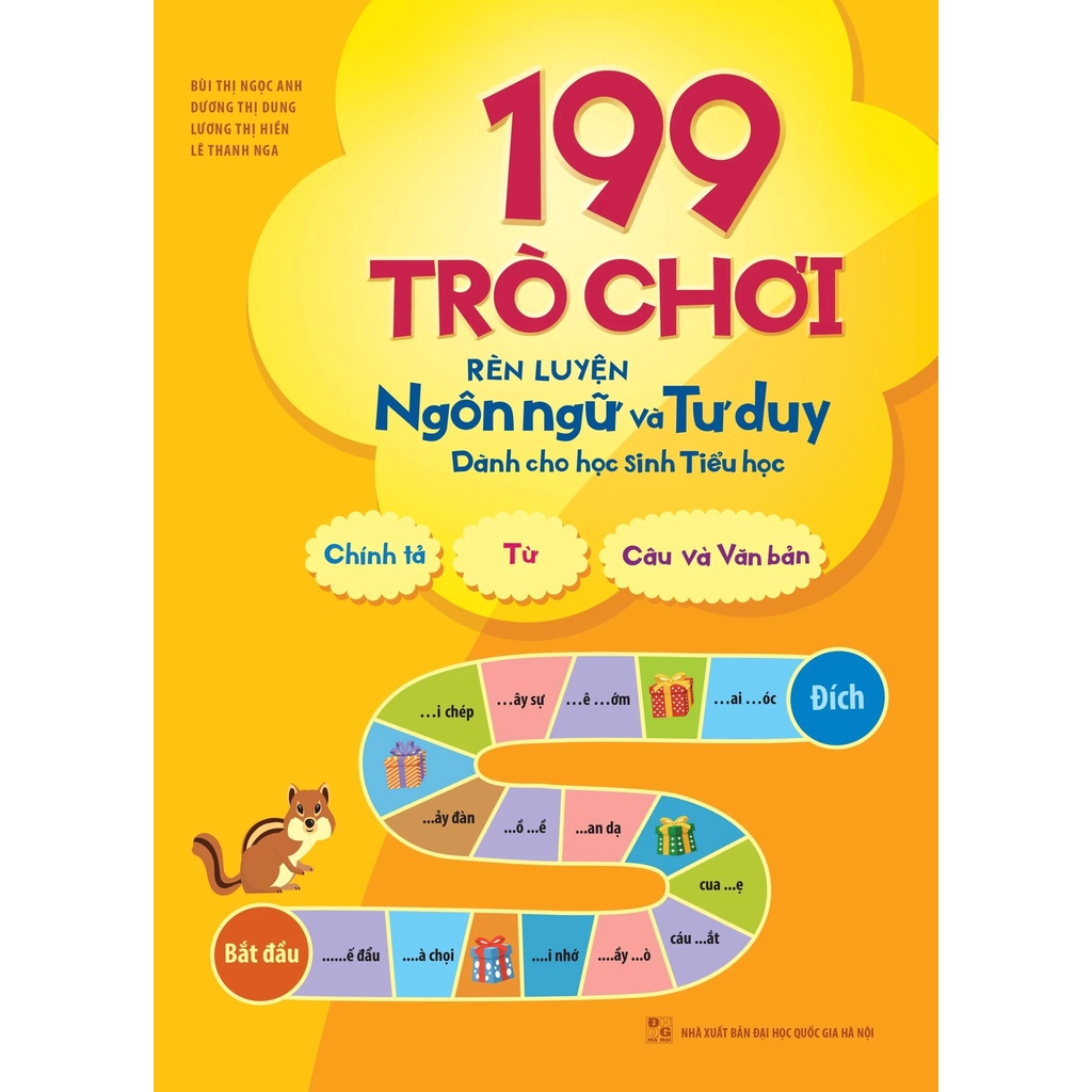 Sách - 199 Trò Chơi Rèn Luyện Ngôn Ngữ Và Tư Duy - Dành Cho Học Sinh Tiểu Học
