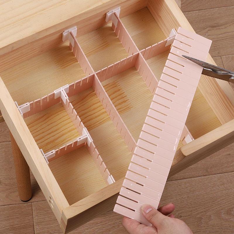 Khay Chia Ngăn Tủ Đồ Tự Điều Chỉnh Tiện Dụng Cho Gia Đình