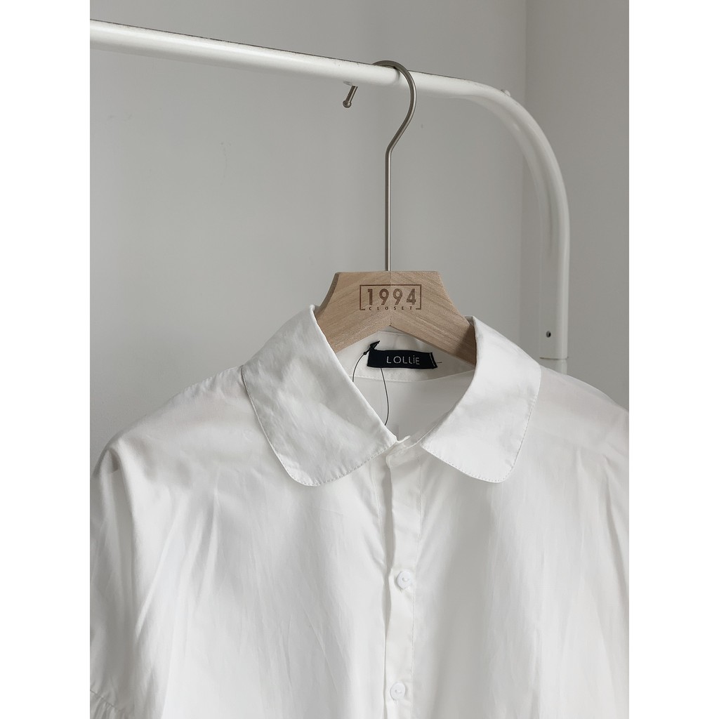 [Mã WASKT304 giảm 15% tối đa 30K đơn 99K] áo sơ mi cổ sen TKA252 1994closet | BigBuy360 - bigbuy360.vn