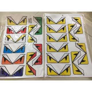 Tem/ Logo mắt đủ màu [ Giá 1 tem ]