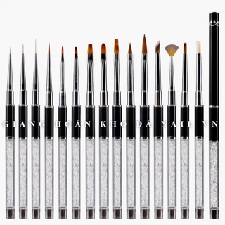 Set CọĐắp Bột Vẽ Nail Cơ Bản Cán Đá ANGELICA CBC 10 Cây