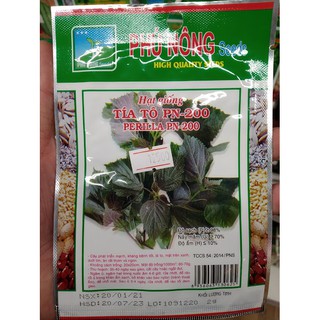 Hạt giống rau tía tô pn 200 phú nông - gói 2g