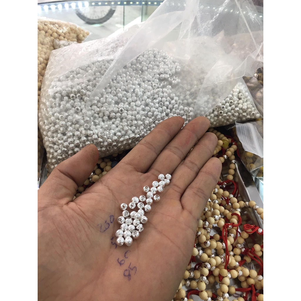 Bi bạc ta 5mm - 6mm