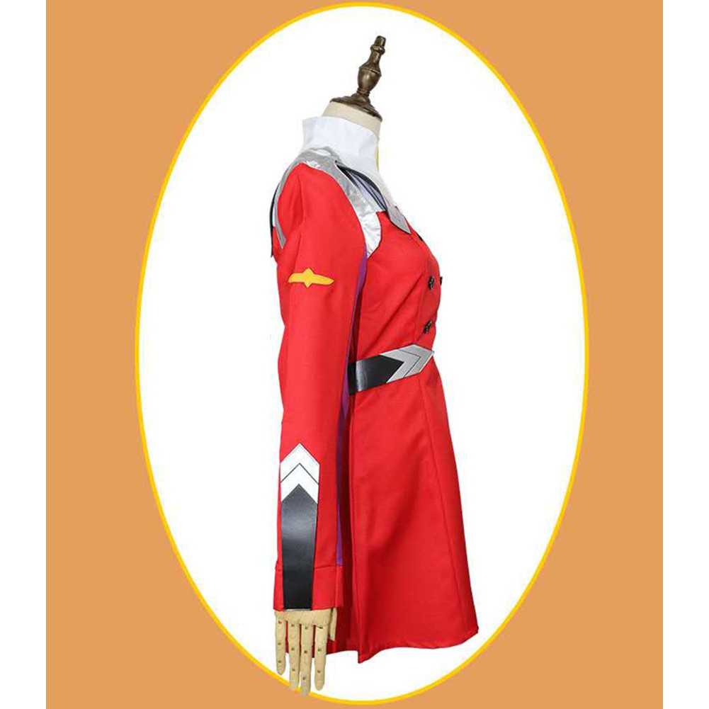 Darling in The FRANXX Zero Two Uniform Cosplay Red Costume