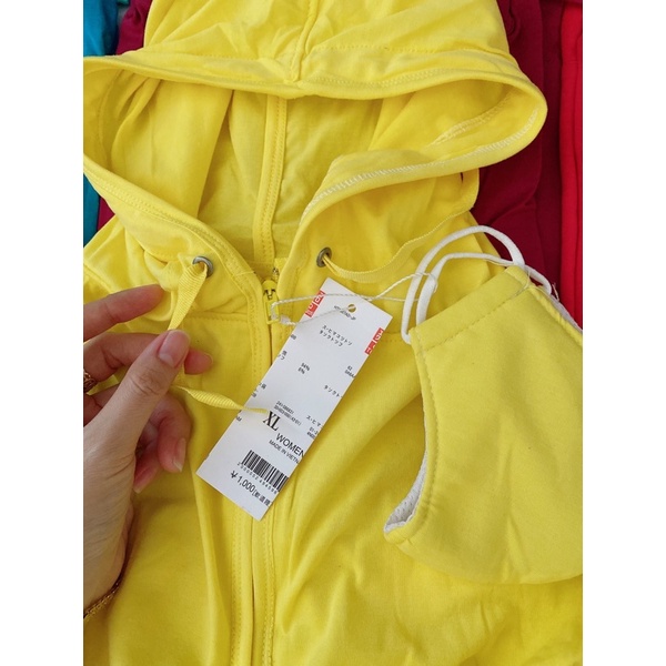 Áo khoác cotton kèm khẩu trang