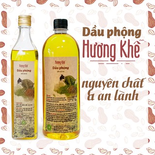 Dầu Phộng (Dầu Lạc) Nguyên Chất Hương Khê - dầu ăn ép thủ công canh tác không hóa chất - One4One
