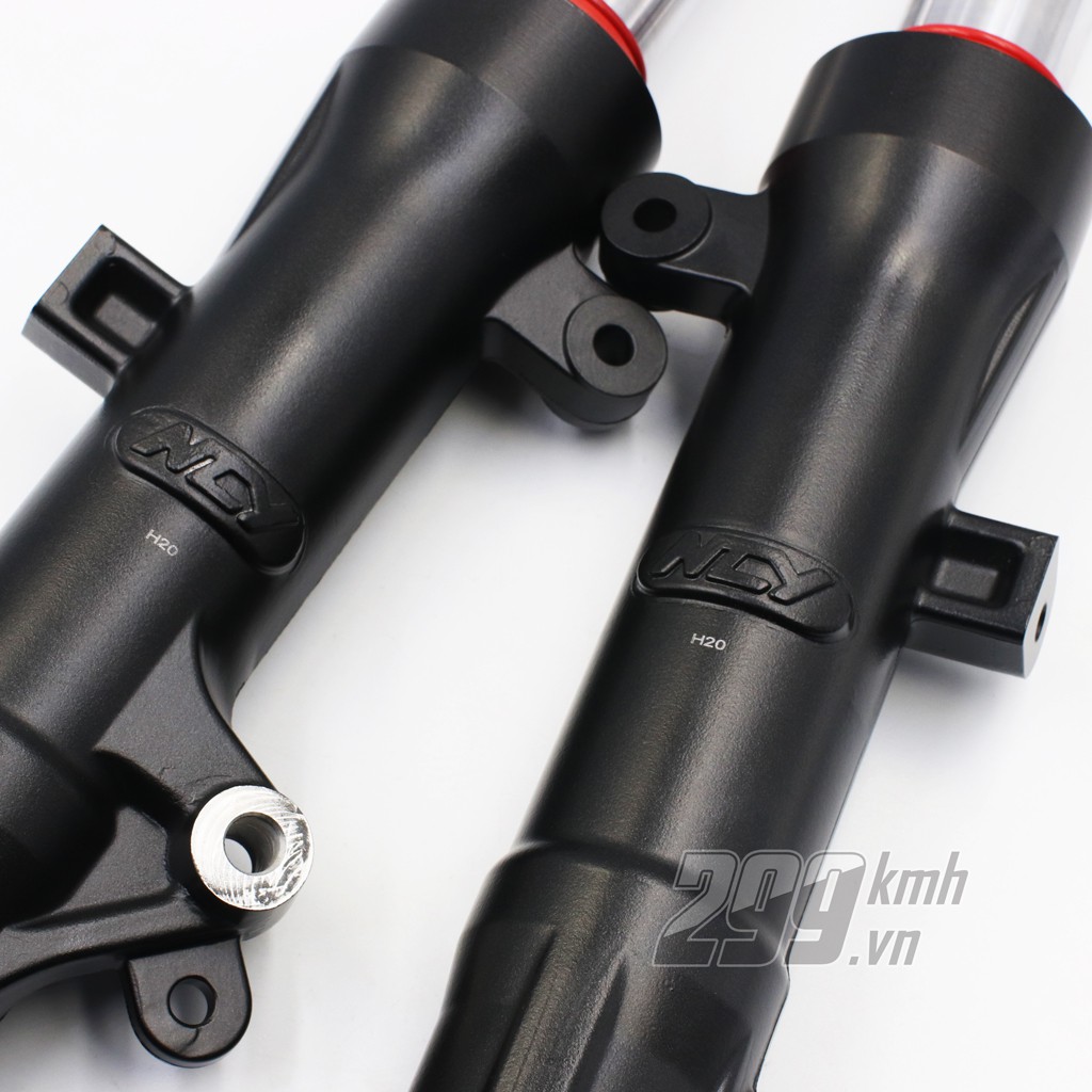 Bộ phuộc trước LCM Racing thay thế như zin dành cho xe Honda Winner X - Ti trắng