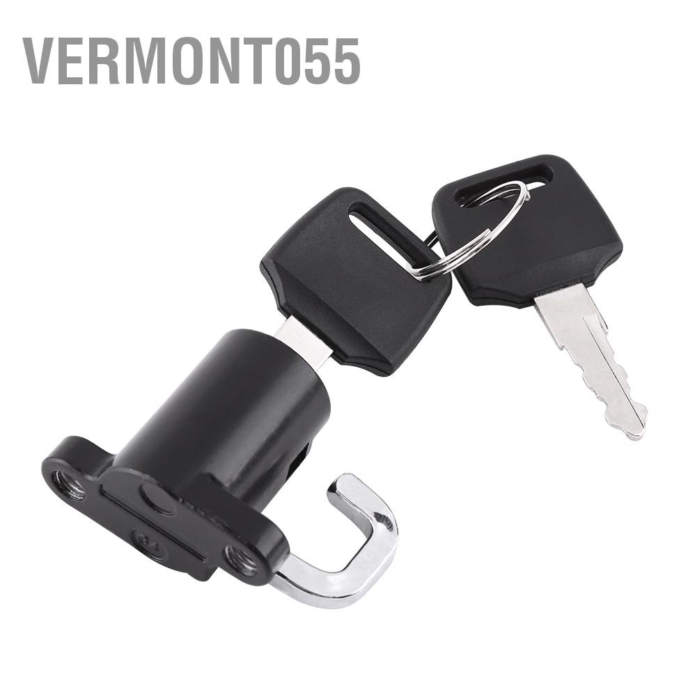 Vermont055 Đa năng Xe máy Mũ bảo hiểm Khóa móc treo với bộ 2 chìa khóa