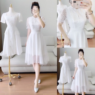 Váy xoè hàng thiết kế v940