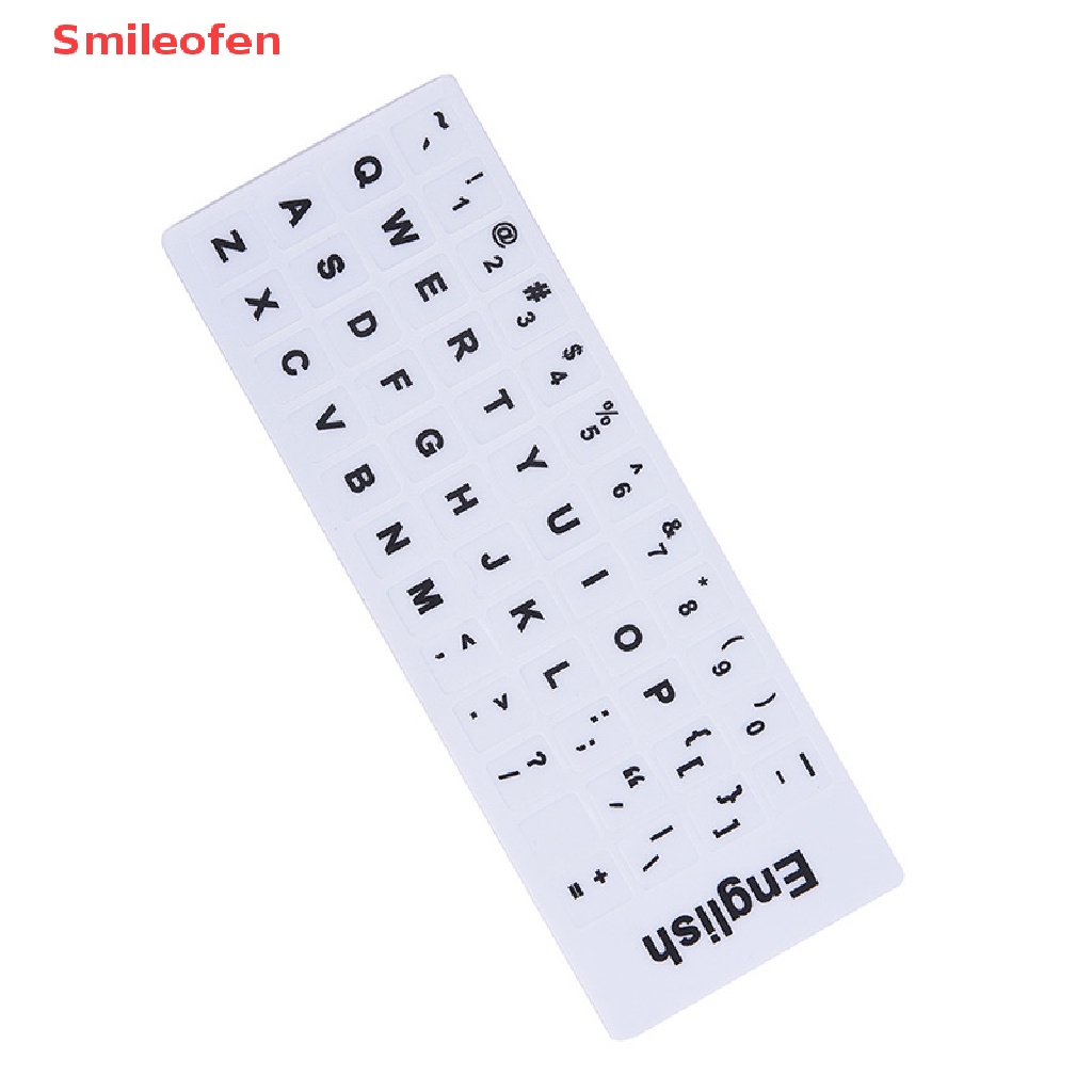 Miếng Dán Thay Thế Bàn Phím Tiếng Anh Màu Trắng Đen Cho Máy Tính PC Laptop Mới