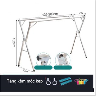 Sản phẩm hot - Sào phơi đồ gấp gọn có thể co giản 1,35-2m tùy thích