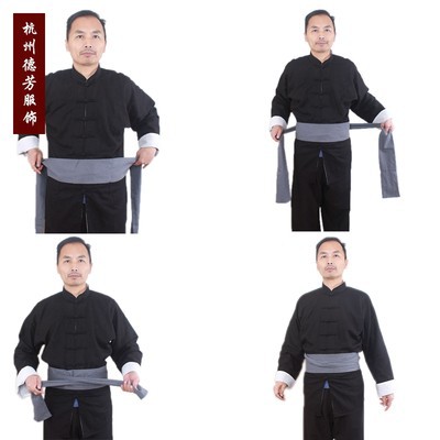 Hàng Châu Đức Phương bông vải bố Thái cực quyền võ thuật quần áo thắt lưng khí luyện công phu vũ đạo hộ Hán nam 2.5 mét 