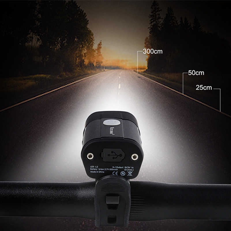 Đèn pha MOSOWORLD 350 Lumen USB 5 chế độ không thấm nước có thể sạc lại chuyên dụng c