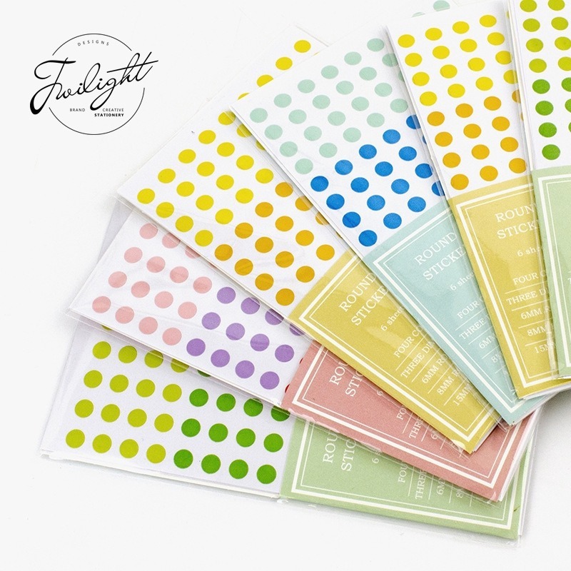 6pcs Decorative Stickers Scrapbooking Diy 003