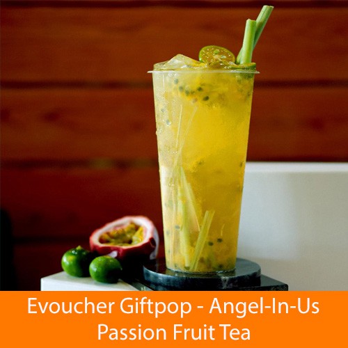 Hà Nội, Hồ Chí Minh [Evoucher] Phiếu mua hàng Angel-In-Us - Passion Fruit Tea (Trà trái cây tươi vị chanh dây)