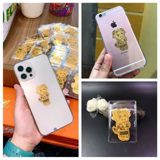 Miếng dán trâu thần tài vàng năm 2021 cầu tài lộc sức khỏe may mắn siêu hót