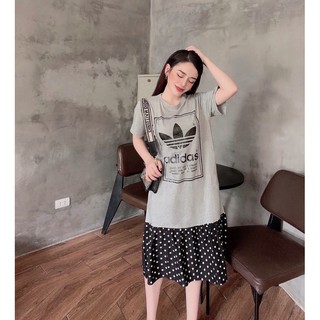 VÁY ĐUÔI CÁ A.DI.das đuôi chấm bi
