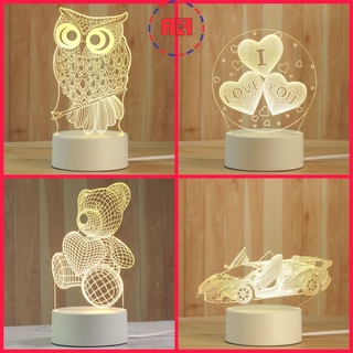 23 mẫu Đèn ngủ 3D LED Trang Trí dễ thương, quà tặng ý nghĩa, đẹp, bền