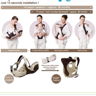 Địu Combi Magical Compact Ninna Nanna 4 way