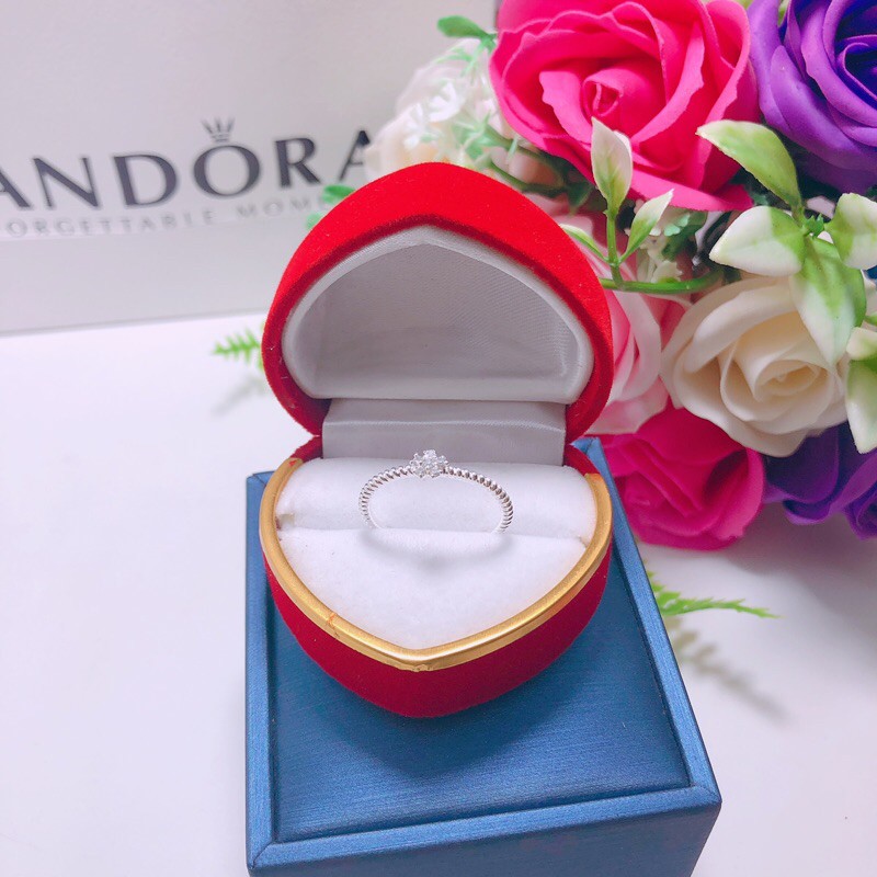 NHẪN BÔNG TUYẾT THÂN VẶN XINH XẮN LINH MIU SILVER