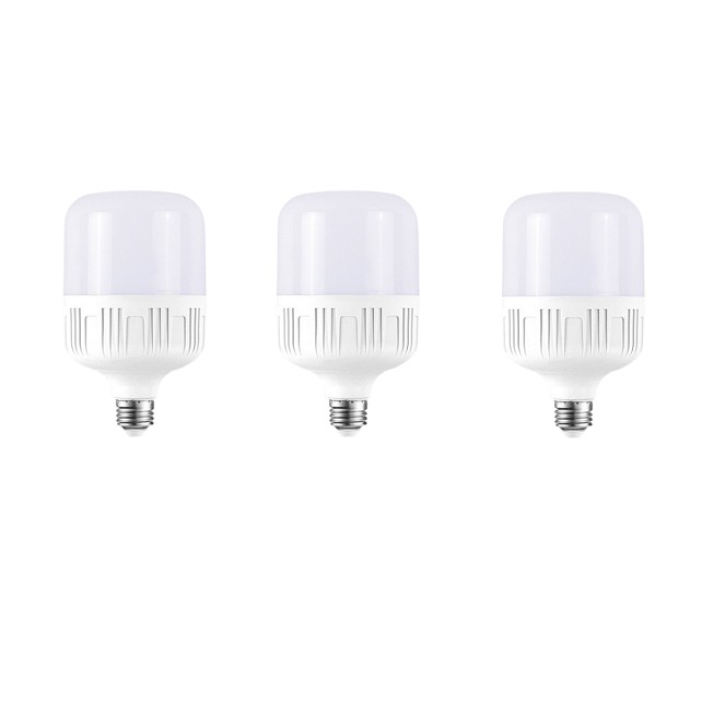 Bộ 3 bóng đèn led búp trụ 25w kín nước siêu sáng siêu bền