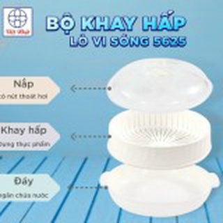 Bộ khay hấp lò vi sóng 5625