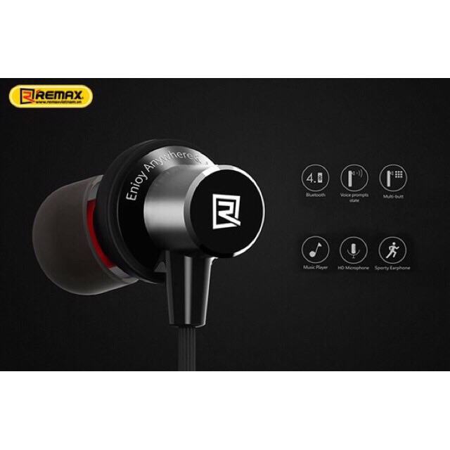 Tai Nghe Bluetooth Remax RB S7 dòng thể thao cao cấp trang bị cả 2 tai nghe  - chính hãng giá rẻ