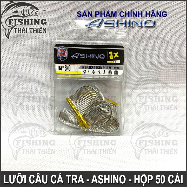 Lưỡi câu cá tra BKK Ashino thép trắng cực bén