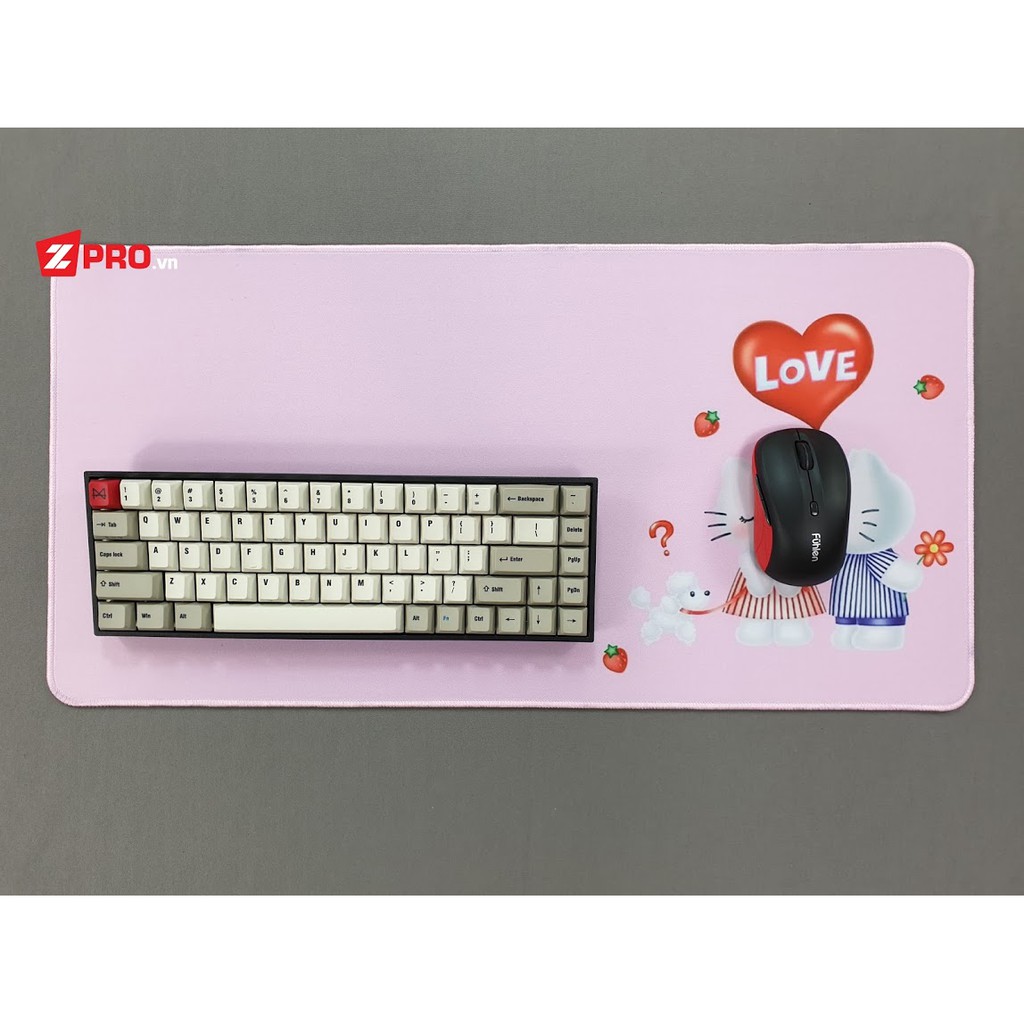 [Mã ELFLASH5 giảm 20K đơn 50K] Lót chuột Hello Kitty siêu kute 60x30 1985