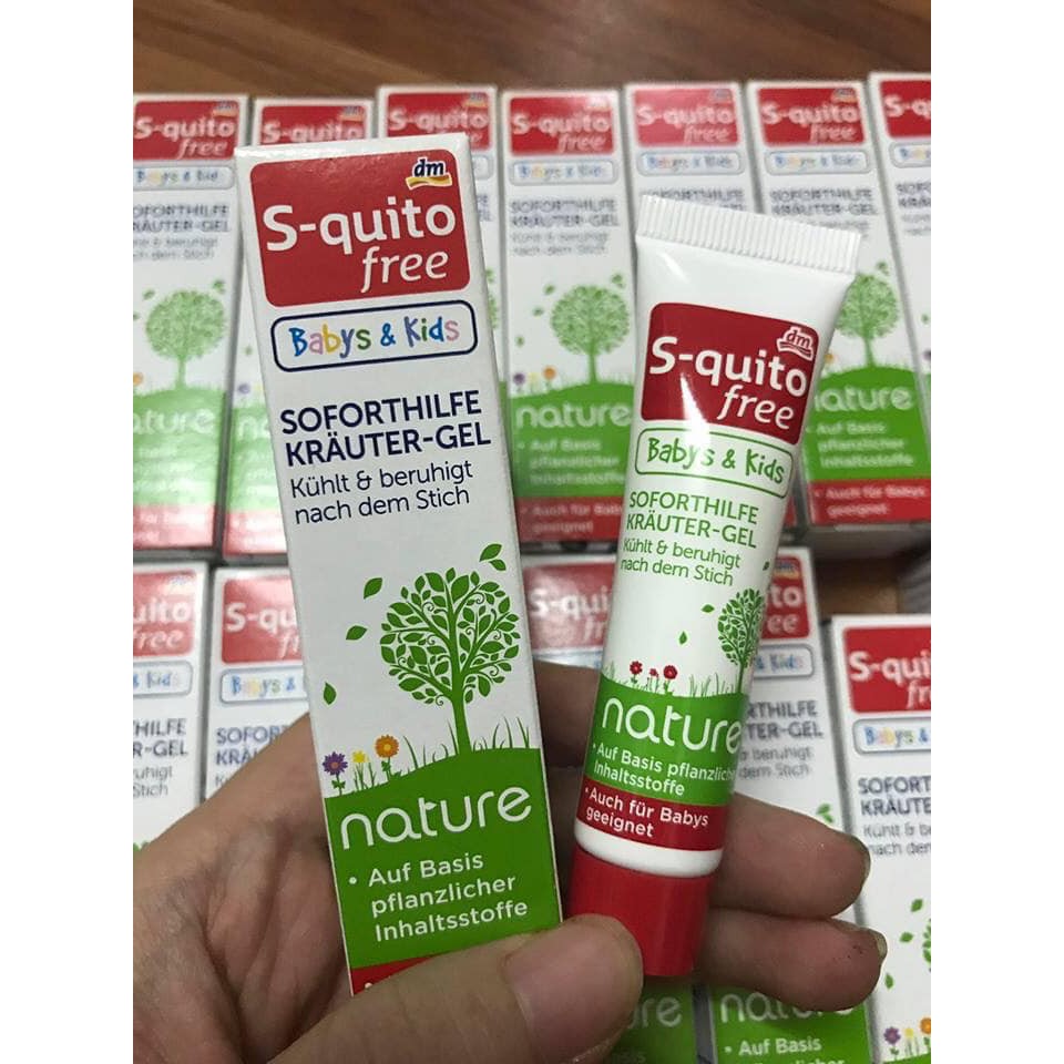 Kem bôi đặc trị muỗi đốt, côn trùng cắn squito Hàng Đức 15ml