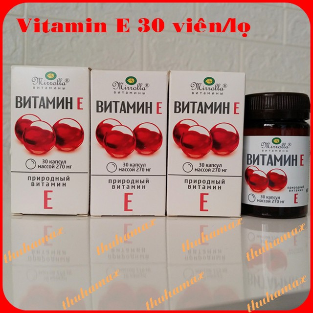 Vitamin E lọ 30 viên hàm lượng 270mg | Thế Giới Skin Care