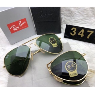 mắt Kính Nam nữ Rayban gấp gọn tiện lợi-tròng kính thuỷ tinh chống vỡ