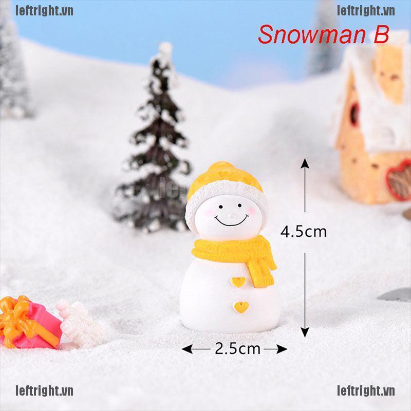 Mô Hình Người Tuyết Mini Trang Trí Sân Vườn