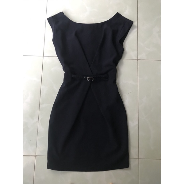 váy size s hàng thiết kế việt nam, màu xanh tím than