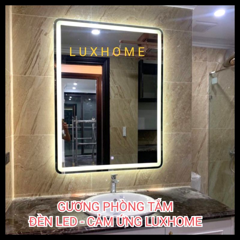 Gương Nhà Tắm Đèn LED LUXHOME Sang Trọng Hiện Đại Decor Đẹp Tuyệt