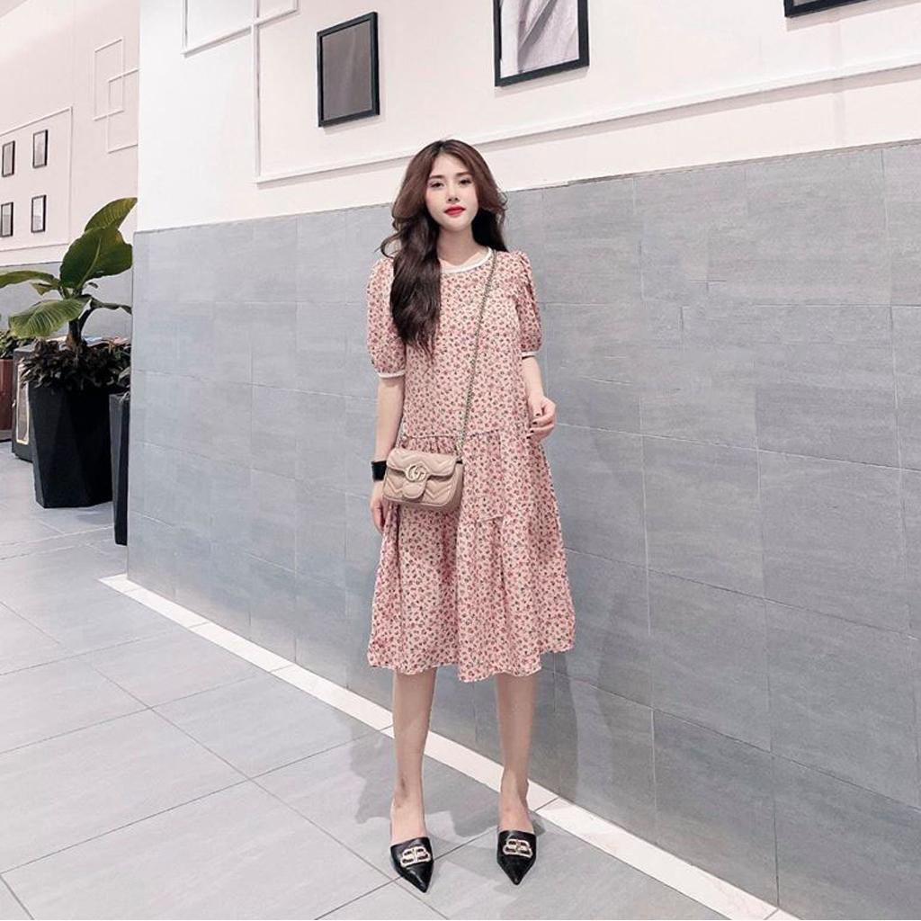 Đầm bầu váy bầu hoa nhí thời trang MSP307 Mom and Baby