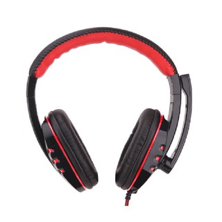 Tai nghe game thủ Soyto SY733 có Microphone có đèn LED màu đen đỏ