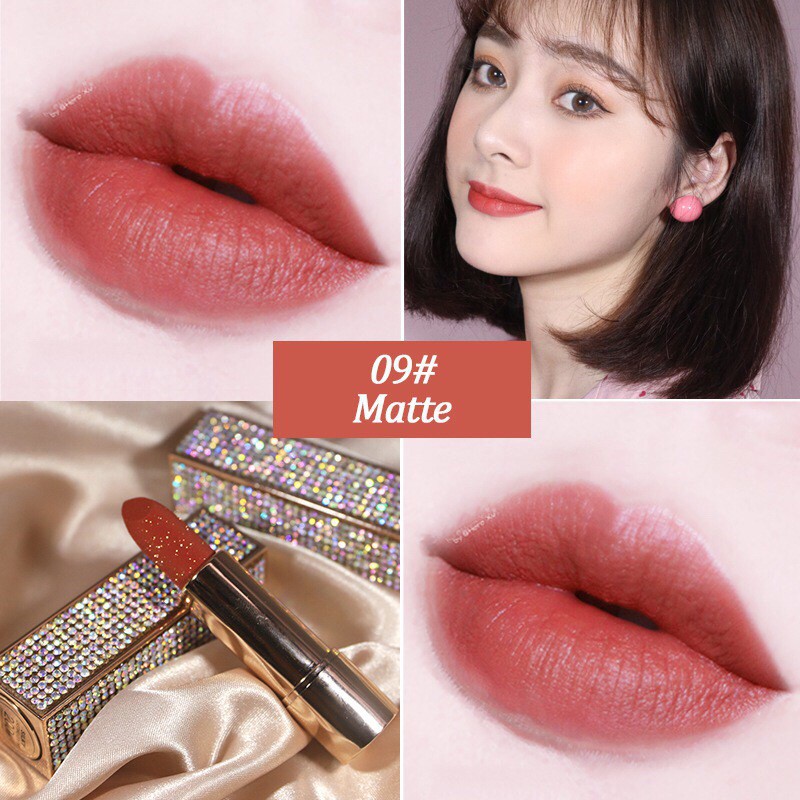 Son thỏi lấp lánh Hojo Diamond Glitter Lipstick