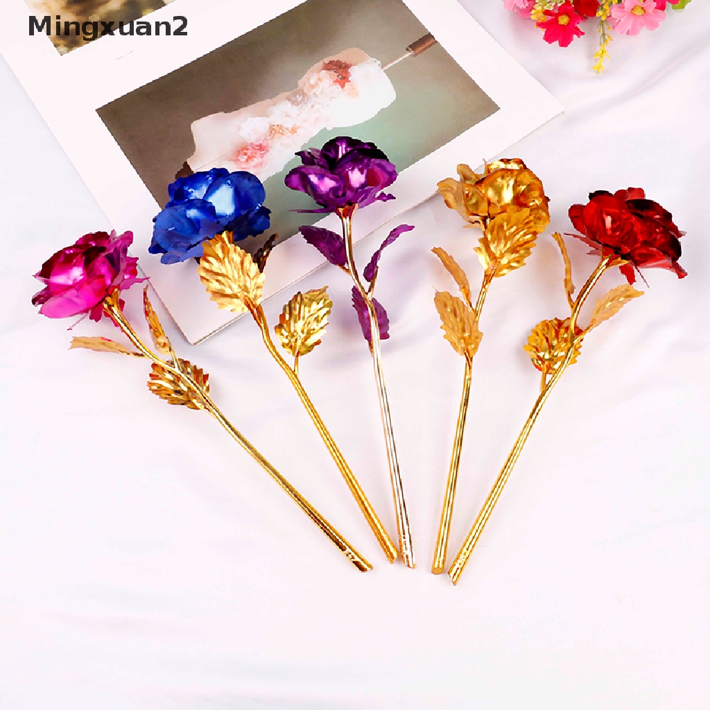 Hoa Hồng Vàng 24k Mingxuan2 Làm Quà Tặng Kỷ Niệm