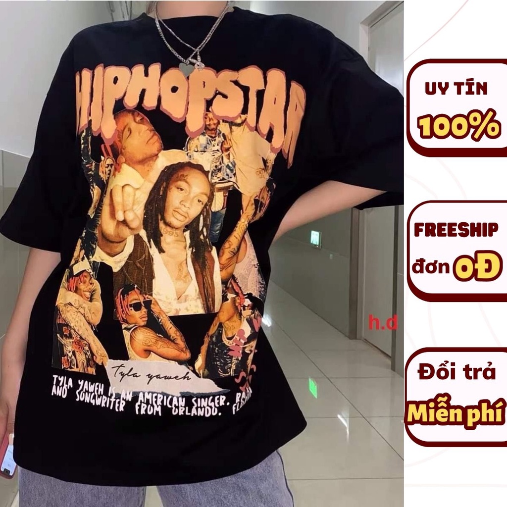 Áo Thun Dáng Rộng Hiphopstar MEESTORE - Tay Lỡ Unisex In Hình Cool Ngâu, Tee Form Rộng Phong Cách Ullzang