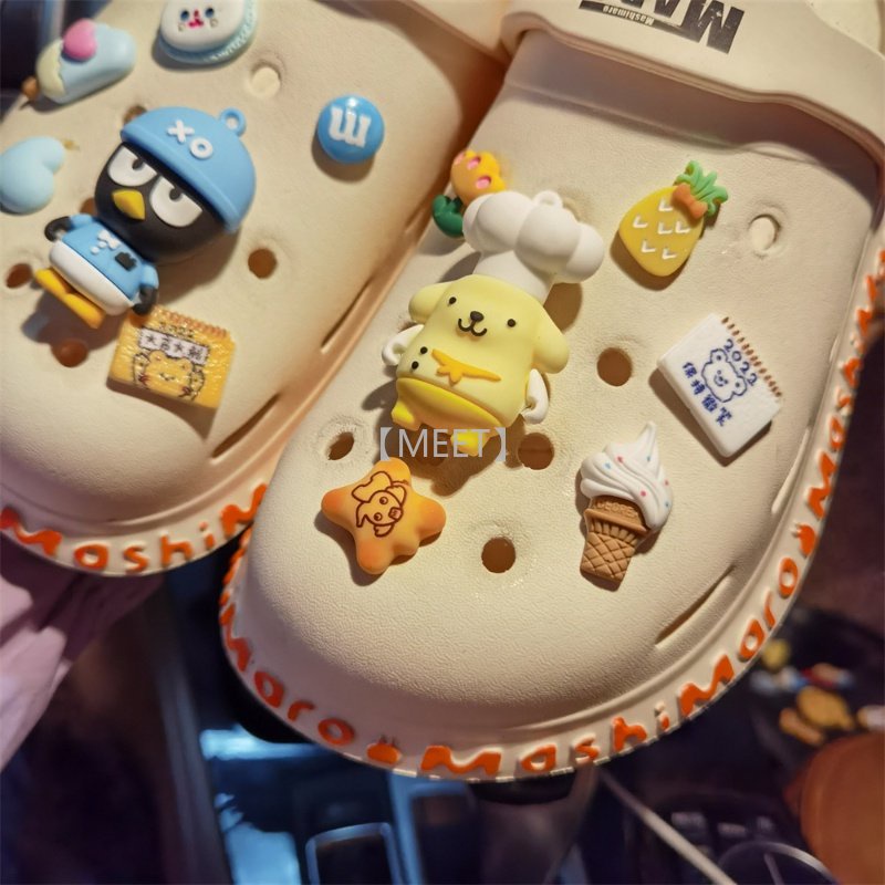 [MEET] Phụ Kiện Khóa Giày Crocs DIY Hình Hoa Hoạt Hình Trang Trí Giày Crocs croc Jobz charm- Trò Chơi Mary