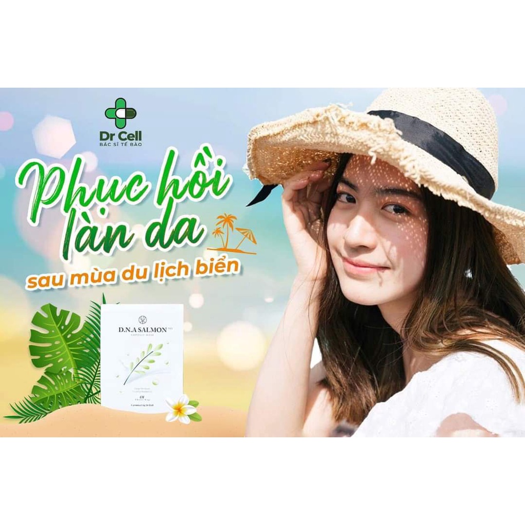 Mặt Nạ DNA SalMon Dr Cell Dưỡng Da, Cung Cấp Độ Ẩm, Tái Tạo Collagen 25ml - CL15