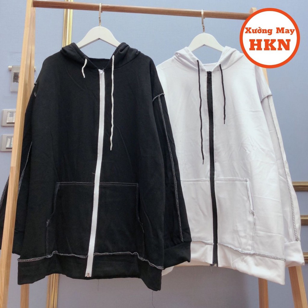 Áo Khoác Hoodie Nam Nữ Unisex Viền Chỉ In Madkit Chất Nỉ Cotton Mã 814 Xưởng May HKN | BigBuy360 - bigbuy360.vn