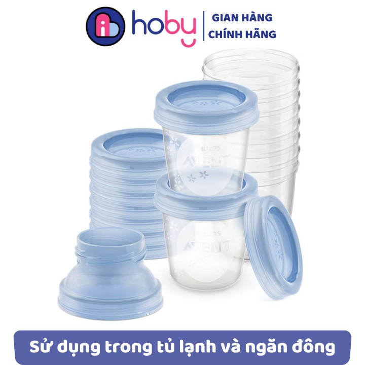 Cốc trữ sữa PHILIPS AVENT 180ml 240ml - Ly trữ sữa Avent cao cấp giúp mẹ bảo quản sữa cho bé, đảm bảo chất dinh dưỡng